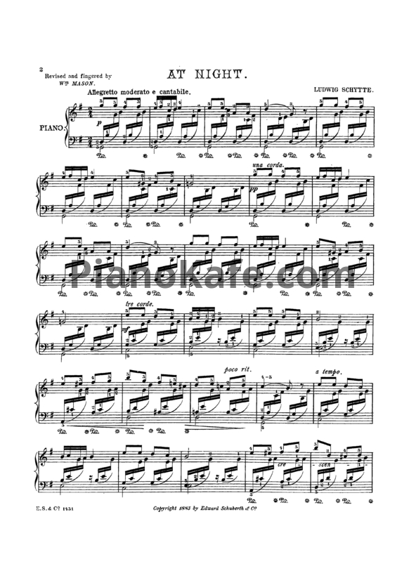 Ноты Людвиг Шитте - 4 Karakterstykker (Op. 12) - PianoKafe.com