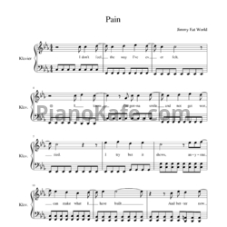 Ноты Jimmy Eat World - Pain - предпросмотр