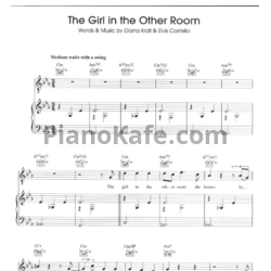 Ноты Diana Krall - The Girl In The Other Room - предпросмотр
