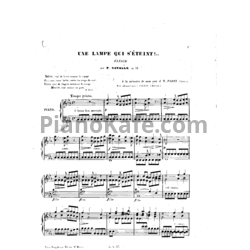 Ноты Peter Cavallo - Une Lampe qui s'éteint!, Op. 51