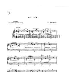 Ноты Владимир Ребиков - Одиночество - предпросмотр