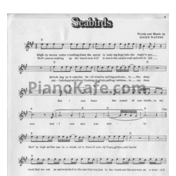 Ноты Pink Floyd - Seabirds (Вокальная партия) - предпросмотр