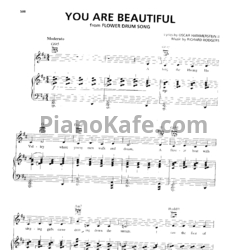 Ноты Richard Rodgers - You are beautiful - предпросмотр