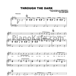 Ноты One Direction - Through the dark - предпросмотр