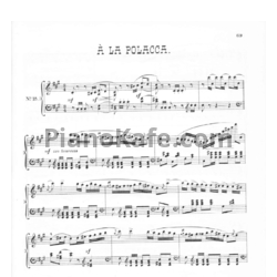 Ноты Герман Волленгаупт - A la polacca