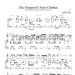 Ноты Elton John - The emperor's new clothes - предпросмотр