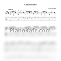 Ноты Ferdinando Carulli - La Sautillante - предпросмотр