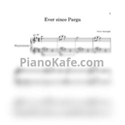 Ноты Fahir Atakoglu - Ever since Parga - предпросмотр