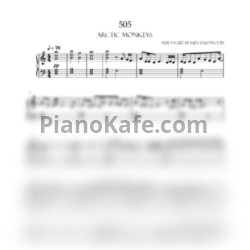 Ноты Arctic Monkeys - 505 - предпросмотр
