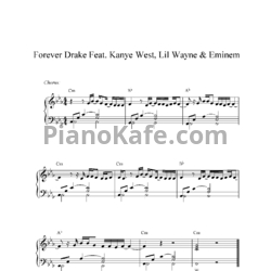 Ноты Drake feat. Kanye West Ft. Lil Wayne Ft. Eminem - Forever - предпросмотр