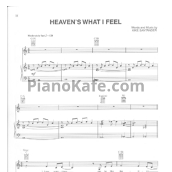 Ноты Gloria Estefan - Heaven's what I feel - предпросмотр