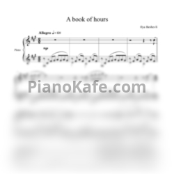 Ноты Ilya Beshevli - A book of hours - предпросмотр