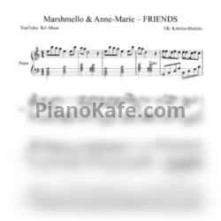 Ноты Marshmello & Anne-Marie - Friends - предпросмотр