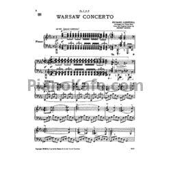 Ноты Р. Эддинселл - Варшавский концерт