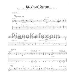 Ноты Black Sabbath - St. Vitus' dance (Guitar tabs & Voice) - предпросмотр