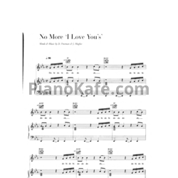 Ноты Annie Lennox - No more "I love you's" - предпросмотр