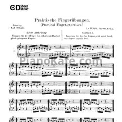 Ноты Карл Черни - Большой сборник классических и оригинальных этюдов и упражнений для фортепиано - предпросмотр