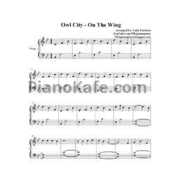 Ноты Owl City - On The Wing - предпросмотр
