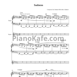 Ноты Семён Кривенко-Адамов - Печаль (Партитура) - предпросмотр