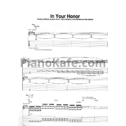 Ноты Foo Fighters - In your honor (Книга нот) - предпросмотр