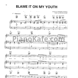 Ноты Oscar Levant - Blame it on my youth