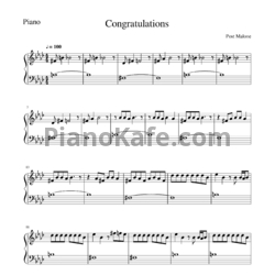 Ноты Post Malone feat. Quavo - Congratulations - предпросмотр