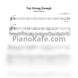 Ноты Apocalyptica feat. Brent Smith of Shinedown - Not strong enough - предпросмотр