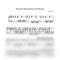Ноты Rafael Krux - Baroque harpsichord and strings (Версия 2) - предпросмотр