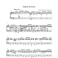 Ноты Chuck Berry - Johnny B. Goode - предпросмотр