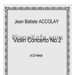 Ноты Ж. Акколаи - Концерт для скрипки №2 - предпросмотр