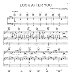 Ноты The Fray - Look after you - предпросмотр