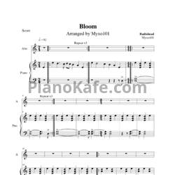 Ноты Radiohead - Bloom - предпросмотр