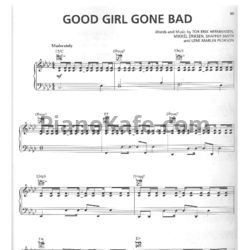 Ноты Rihanna - Good girl gone bad  - предпросмотр