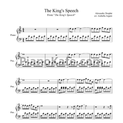 Ноты Alexandre Desplat - The king's speech - предпросмотр