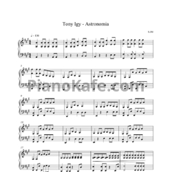 Ноты Dj Next - Astranomia (Хит лета 2010)