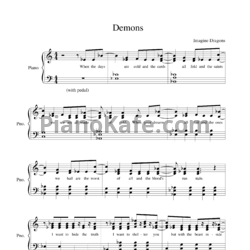Джизус демоны аккорды. Demons imagine Dragons Ноты для фортепиано. Imagine Ноты для фортепиано. Evanescence Imaginary Ноты для фортепиано.