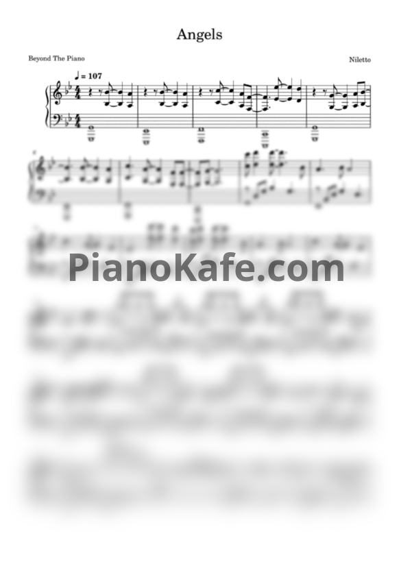 Ноты NILETTO - Angels - PianoKafe.com