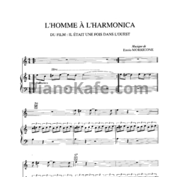 Ноты Ennio Morricone - L'homme a l'harmonica - предпросмотр