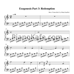 Ноты Muse - Exogenesis Part 3: Redemption - предпросмотр