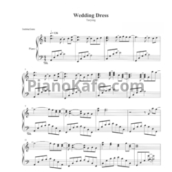 Ноты Taeyang - Wedding dress - предпросмотр