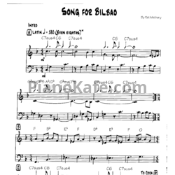 Ноты Pat Metheny - Song for Bilbao