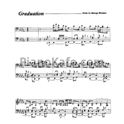 Ноты George Winston - Graduation