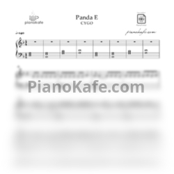 Ноты CYGO - Panda E (Piano cover) ре минор - предпросмотр