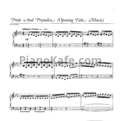 Ноты Carl Davis - Pride and Prejudice (Книга нот) - предпросмотр