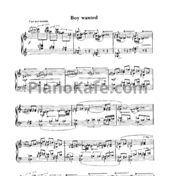 Ноты George Gershwin - Boy wanted - предпросмотр