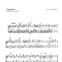 Ноты Yuriko Nakamura - Capriccio - предпросмотр