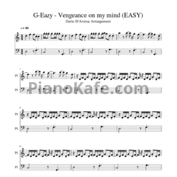 Ноты G-Eazy - Vengeance on my mind