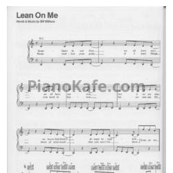 Ноты Club Nouveau - Lean on me