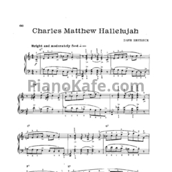 Ноты Dave Brubeck - Charles Matthew hallelujah - предпросмотр