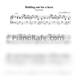 Ноты Frou Frou - Holding out for a hero - предпросмотр